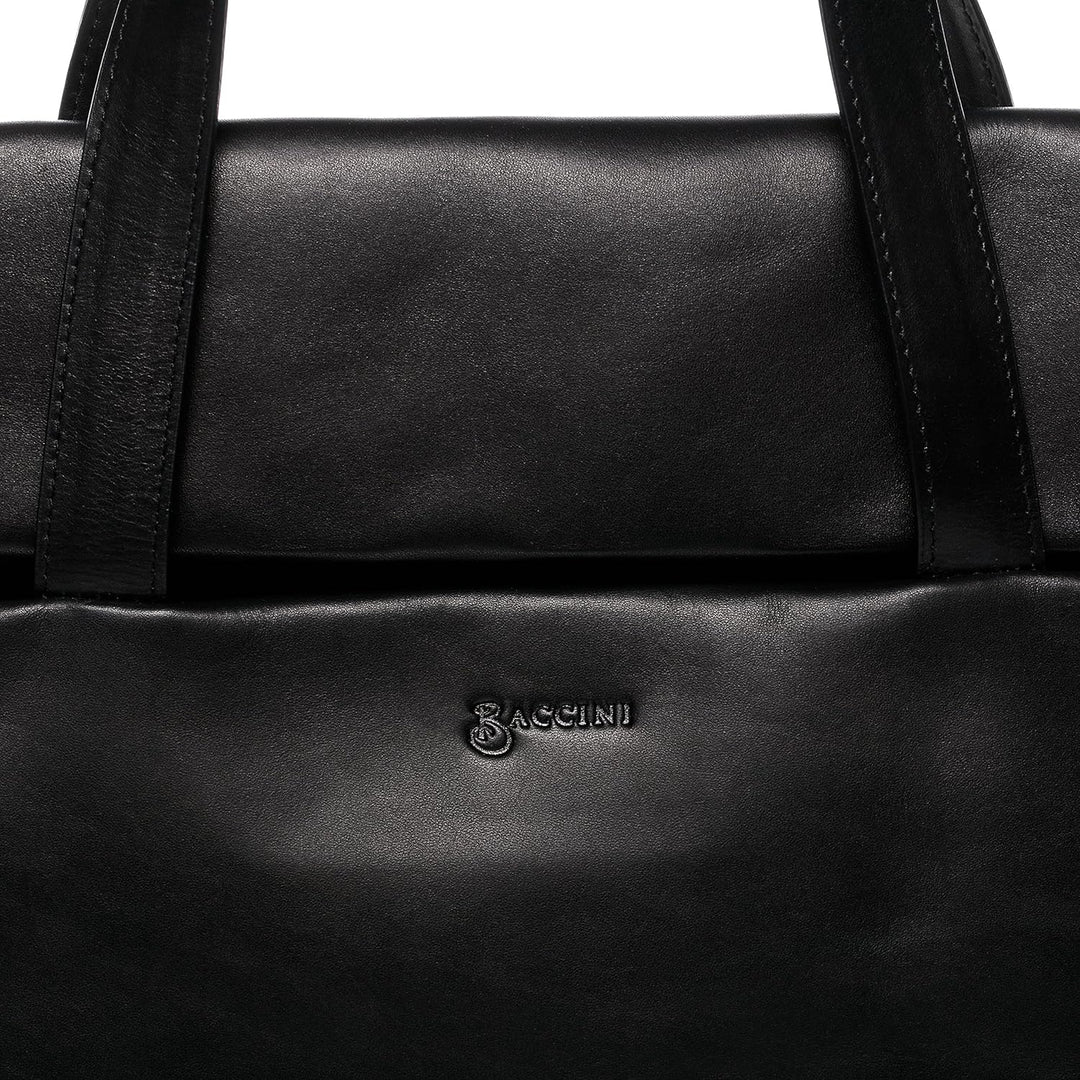 BACCINI Laptoptasche schmal VITO aus Premium Leder I Business-Tasche für Herren und Damen 15 Zoll La