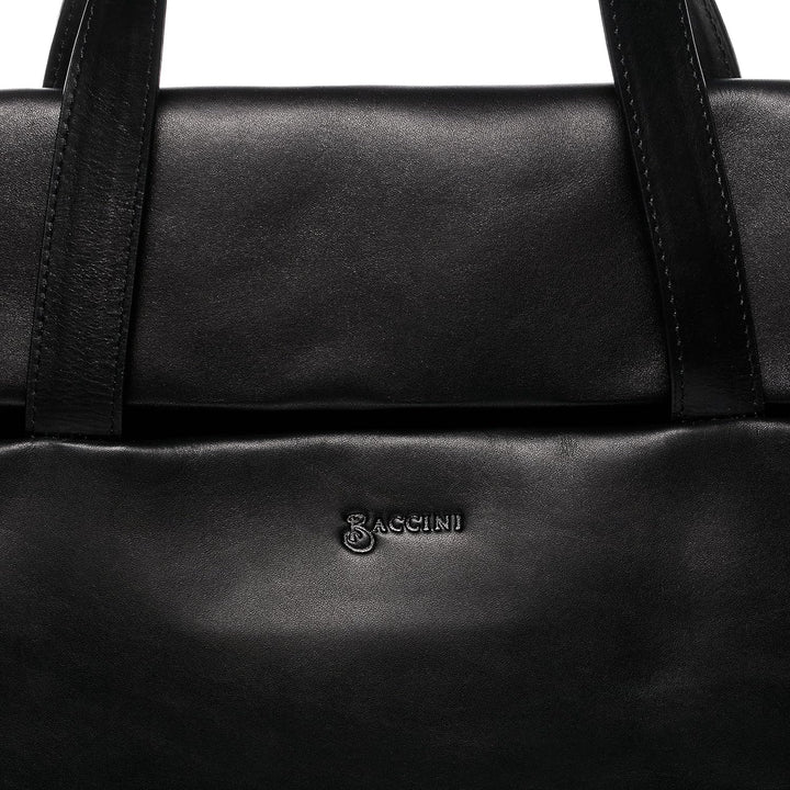 BACCINI Laptoptasche schmal VITO aus Premium Leder I Business-Tasche für Herren und Damen 15 Zoll La