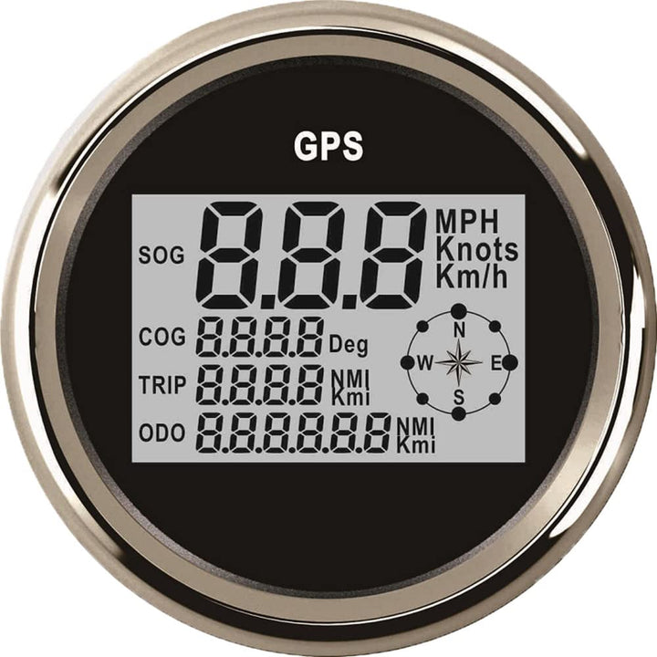 ELING Universal Digital GPS Tachometer Tachometer ODO COG TRIP Für Auto Motorrad Lkw Yacht Schiff 3-