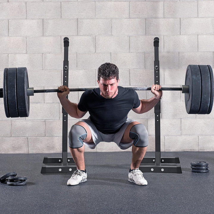 wuuhoo® Profi Langhantelständer Ramon, belastbar 300kg, Squat Rack höhenverstellbar, Hantelablage ex