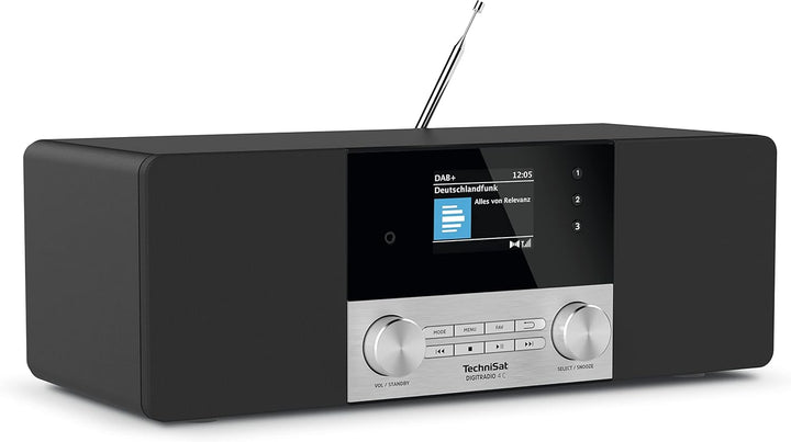 TechniSat DIGITRADIO 4 C - Stereo Digital-Radio (DAB+, UKW, Farbdisplay, Bluetooth-Audiostreaming, K