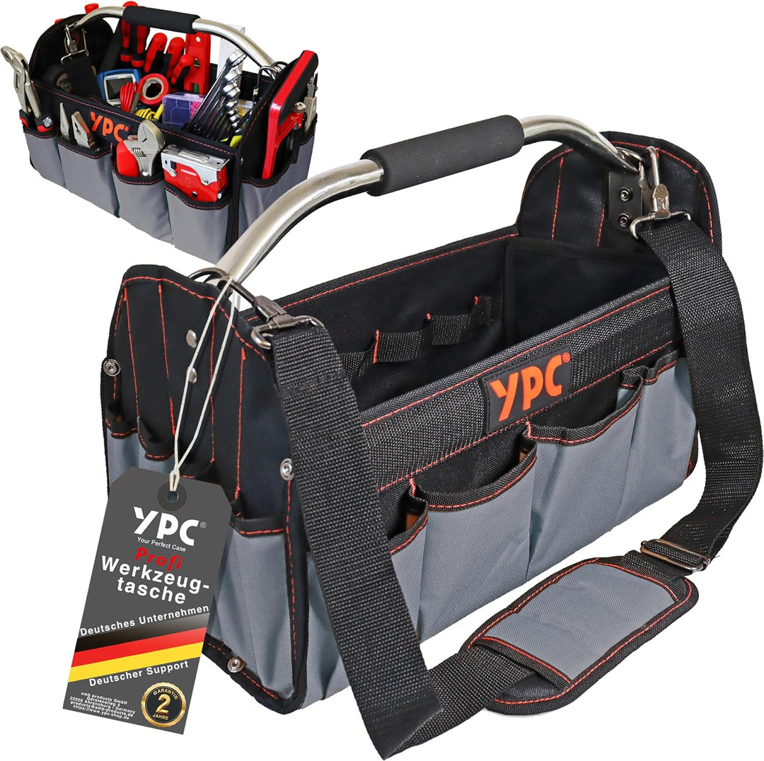 YPC Carrier Werkzeugkorb XL – Tragbare Werkzeugtasche mit stabilem Boden, Wasserfest, Reissfest, Fal