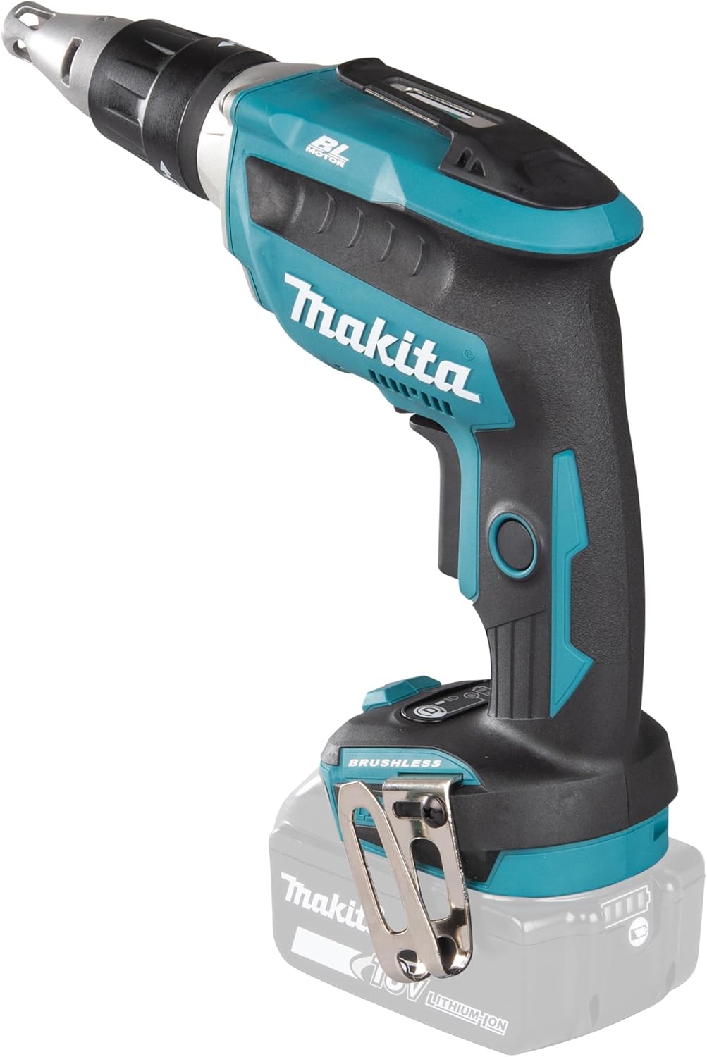 Makita DFS452Z Akku-Trockenbauschrauber (ohne Akku/Ladegerät, 490 W, 18 V) ohne Akku ohne Ladegerät,