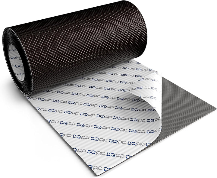 DQ-PP WANDANSCHLUSSBAND | Länge 5m | Breite 300mm | Dunkelbraun RAL 8019 | hochwertiges Aluminium un