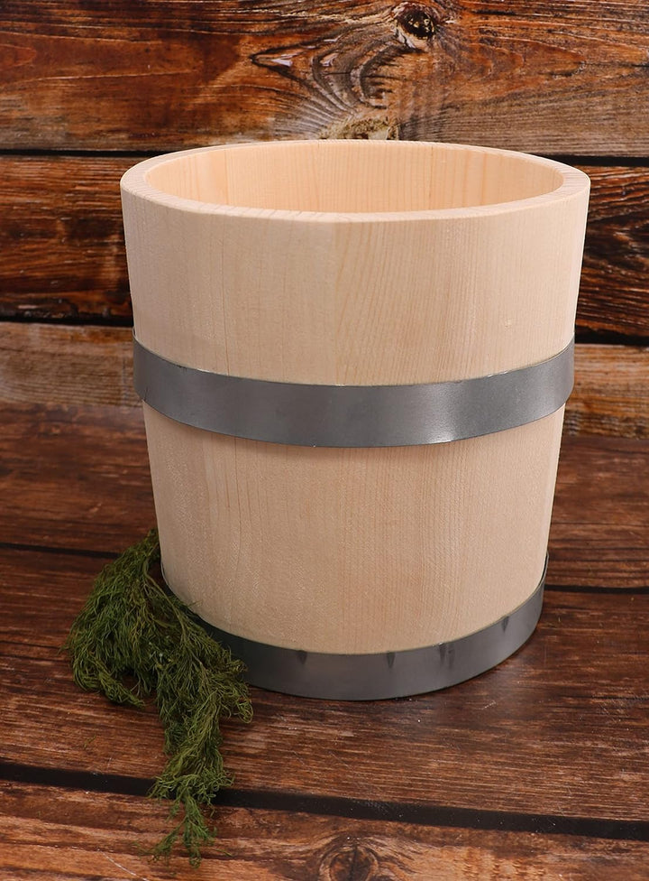KOTARBAU® Holzeimer Holzfass Holzkübel Blumentopf Blumeneimer ohne Schnurhenkel, Eimer ohne Schnurhe