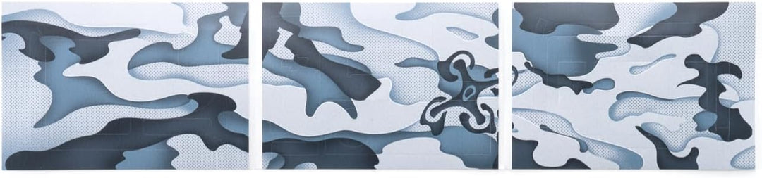 Osmo Action 4 Kamera-Schutzaufkleber (Blaue Tarnfarbe)