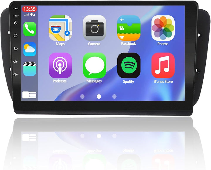 LEXXSON Carplay Radio Android Auto für Seat Ibiza 6J 2009–2013 | 9 Zoll kapazitiver Touchscreen GPS
