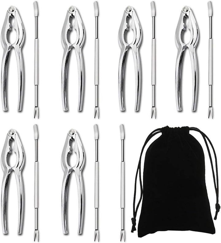 Artcome Meeresfrüchte Werkzeug Set mit 6 Hummer Krabben Cracker und 7 Gabeln Nusscracker Set