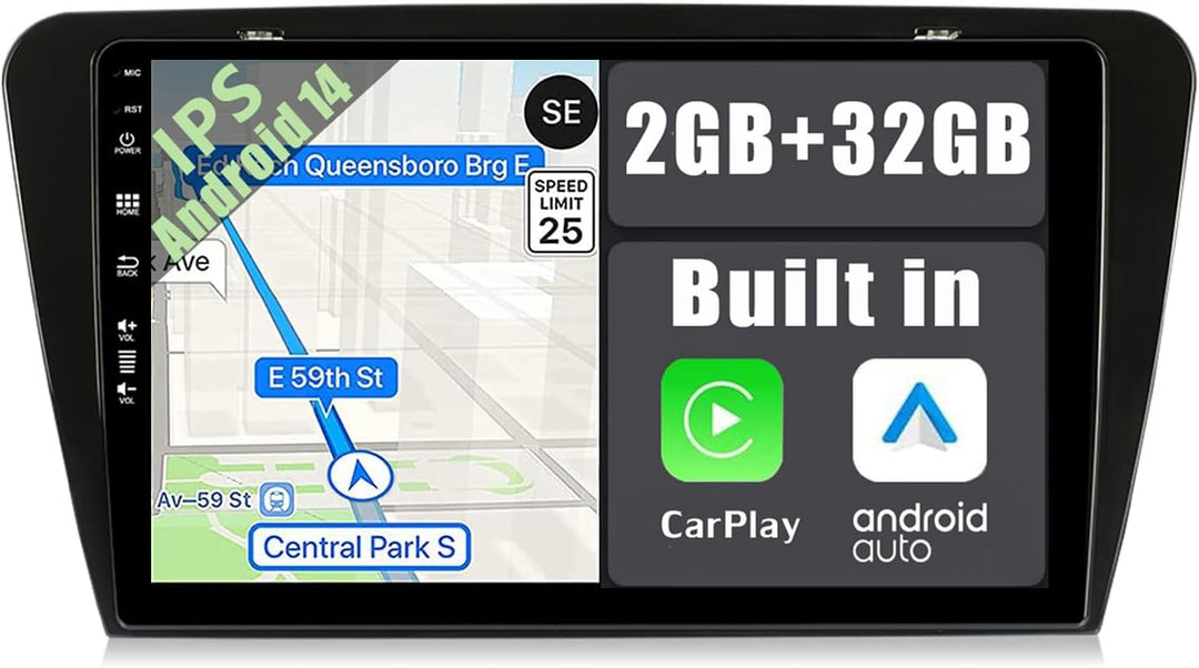 YUNTX Android 10 Autoradio Passt für Skoda Octavia (2014-2018) - 10,1 Zoll - Kostenlose Rückfahrkame