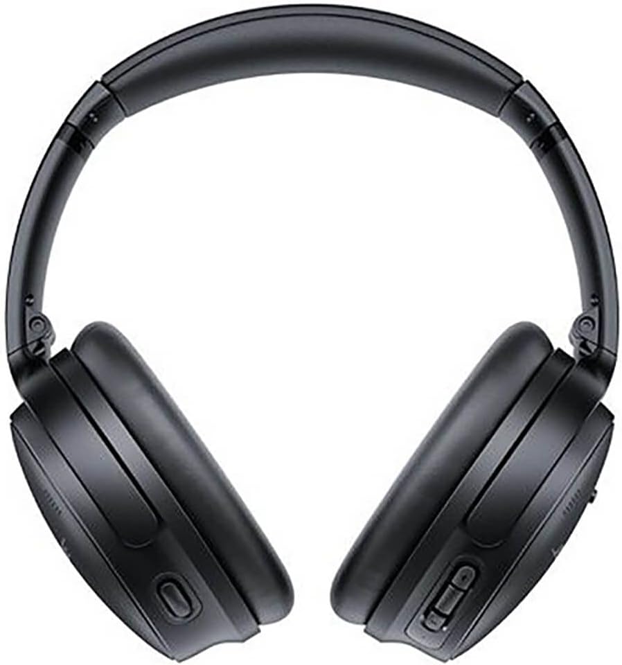 Bose QuietComfort 45 kabellose Noise-Cancelling-Bluetooth-Kopfhörer, Mikro, Einheitsgrösse, Schwarz