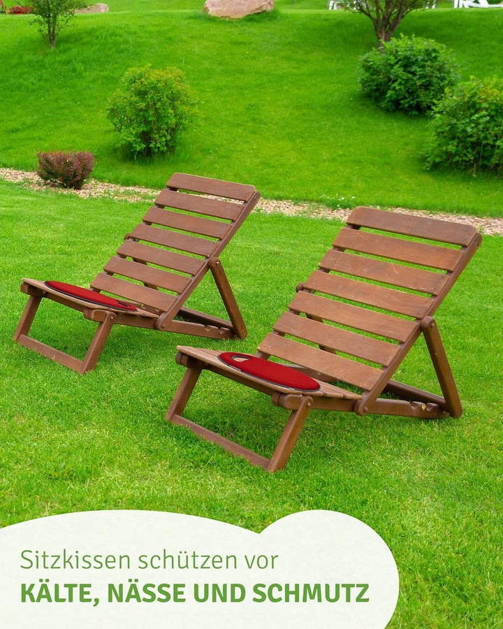TECHNIGART Knie-Kissen fรผr Indoor & Outdoor - Sitz-Polster fรผr unterwegs, Garten-Arbeit, Camping, et
