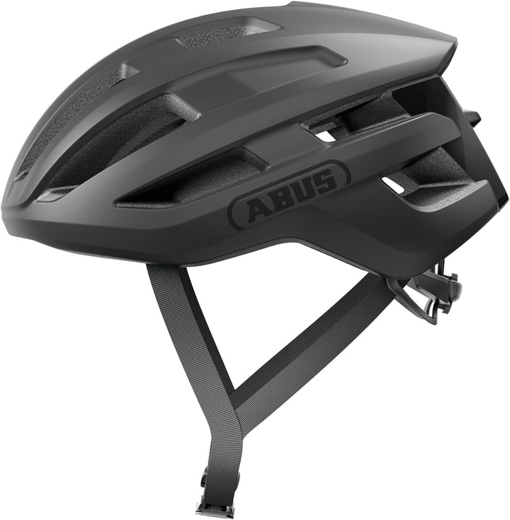 ABUS Rennradhelm PowerDome - leichter Fahrradhelm mit cleverem Belüftungssystem und aerodynamischem