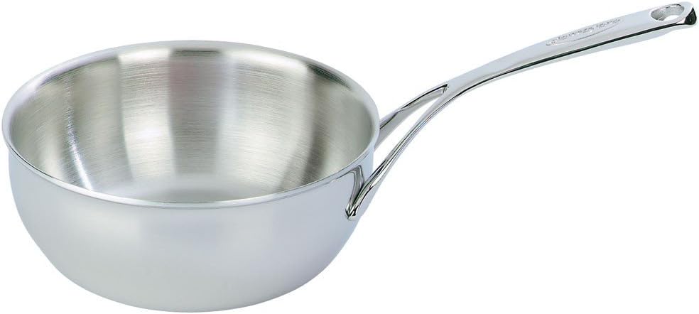 demeyere Atlantis KONISCHE SAUTEUSE OHNE Deckel mit 20cm Durchmesser, 2l, Volumen und 7,5 cm h. 20 c