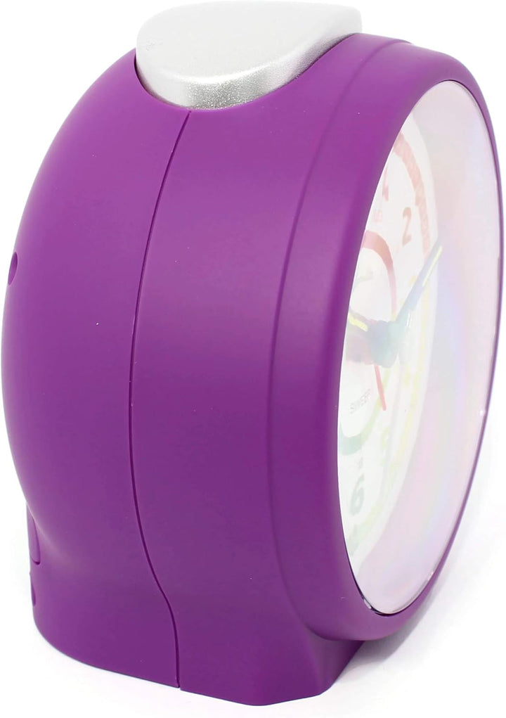 Atlanta Kinderwecker Mädchen ohne Ticken Analog Lila - 1999-8 Violett, Violett