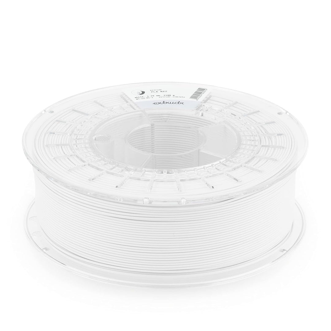 extrudr® PLA NX2 MATT ø1.75mm (1kg) 'WEISS MATT' - 3D Drucker Filament - Made in Austria
