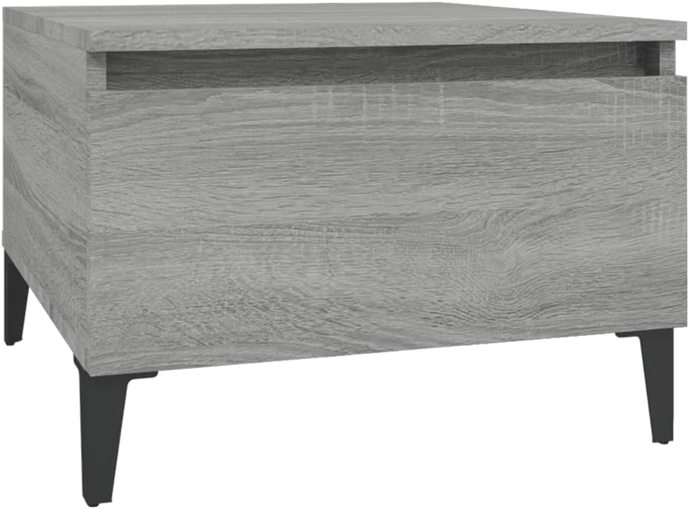 FIRBNUS Beistelltisch Grau Sonoma Beistelltisch Schmal Beistelltisch Holz Beistelltisch Bett Beistel