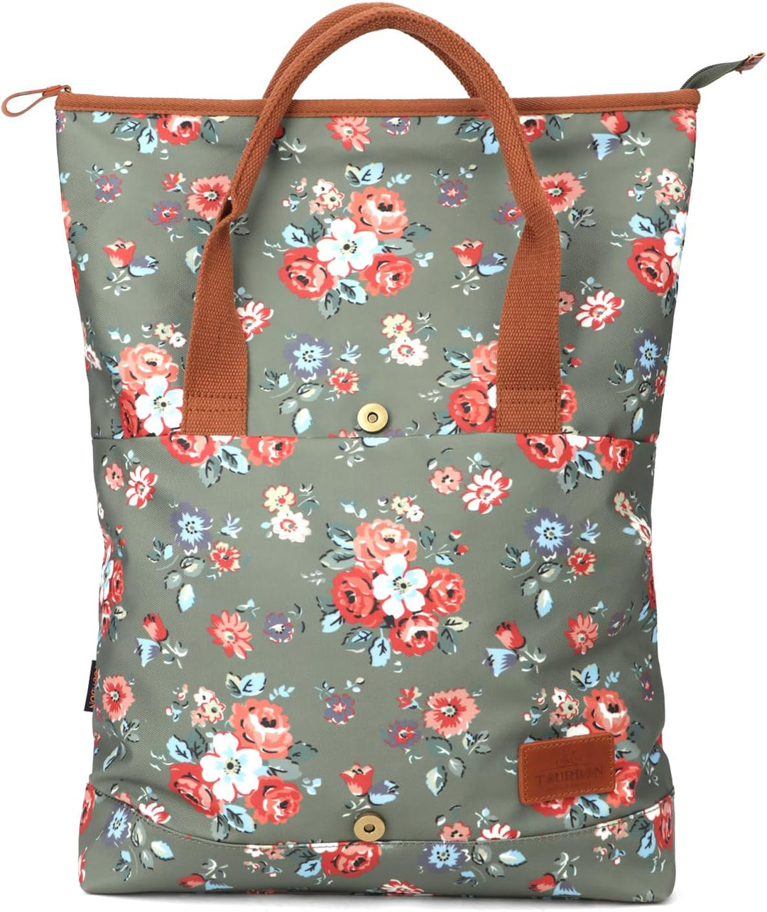 Tourbon Damen Fahrradtasche Shopper Wasserdicht Canvas Fahrradtaschen für Heckträger Handtasche für