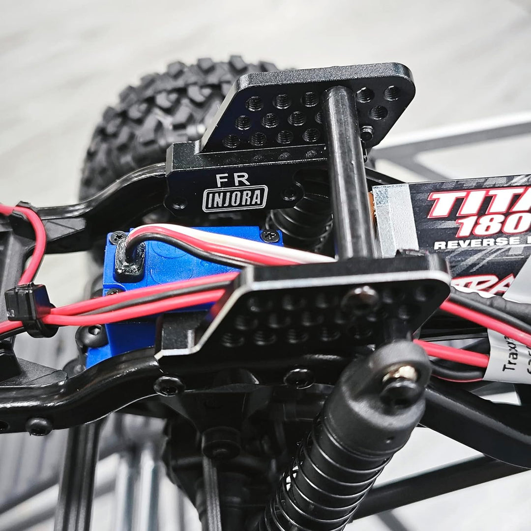 INJORA Stossdämpfer Halter Mehrere Einbaupositionen Dämpfer Halterung CNC Aluminium für TRX4M Upgrad