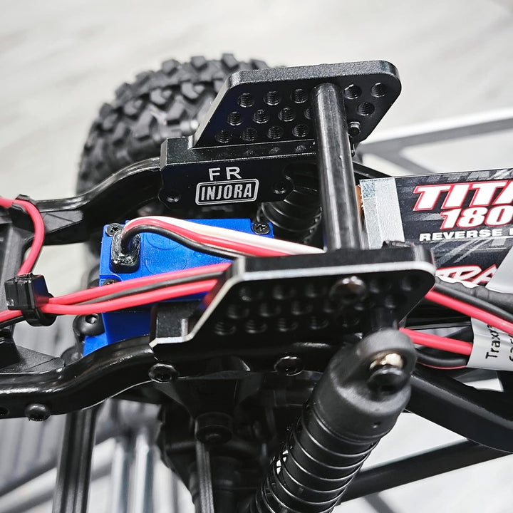 INJORA Stossdämpfer Halter Mehrere Einbaupositionen Dämpfer Halterung CNC Aluminium für TRX4M Upgrad