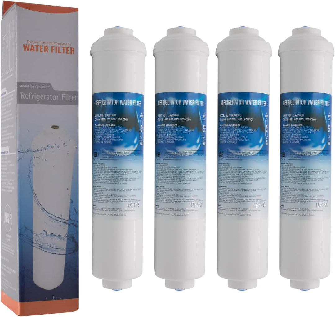 MICROFITER DA2010CB,DA29-10105J, Inline-Wasserfilter, NSF42 Certified,Compatible mit Samsung DA29-10