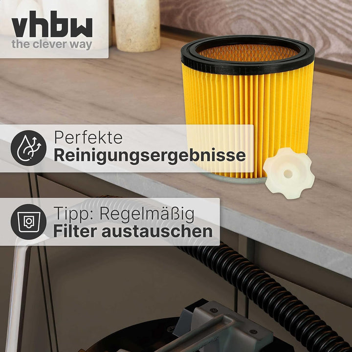 vhbw Staubsaugerfilter kompatibel mit Bosch GAS 12-30 F Professional, PAS 1000, PAS 11-25, PAS 11-25