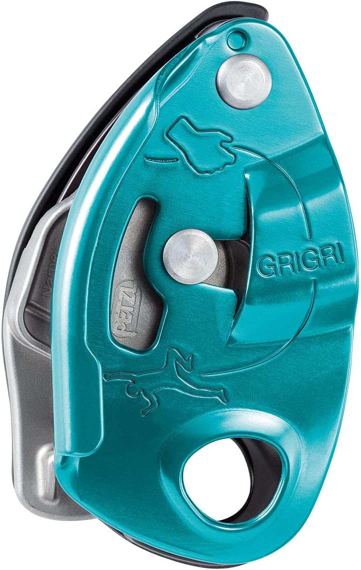 PETZL Unisex Grigri Sicherungsgerät Einheitsgrösse Blau, Einheitsgrösse Blau