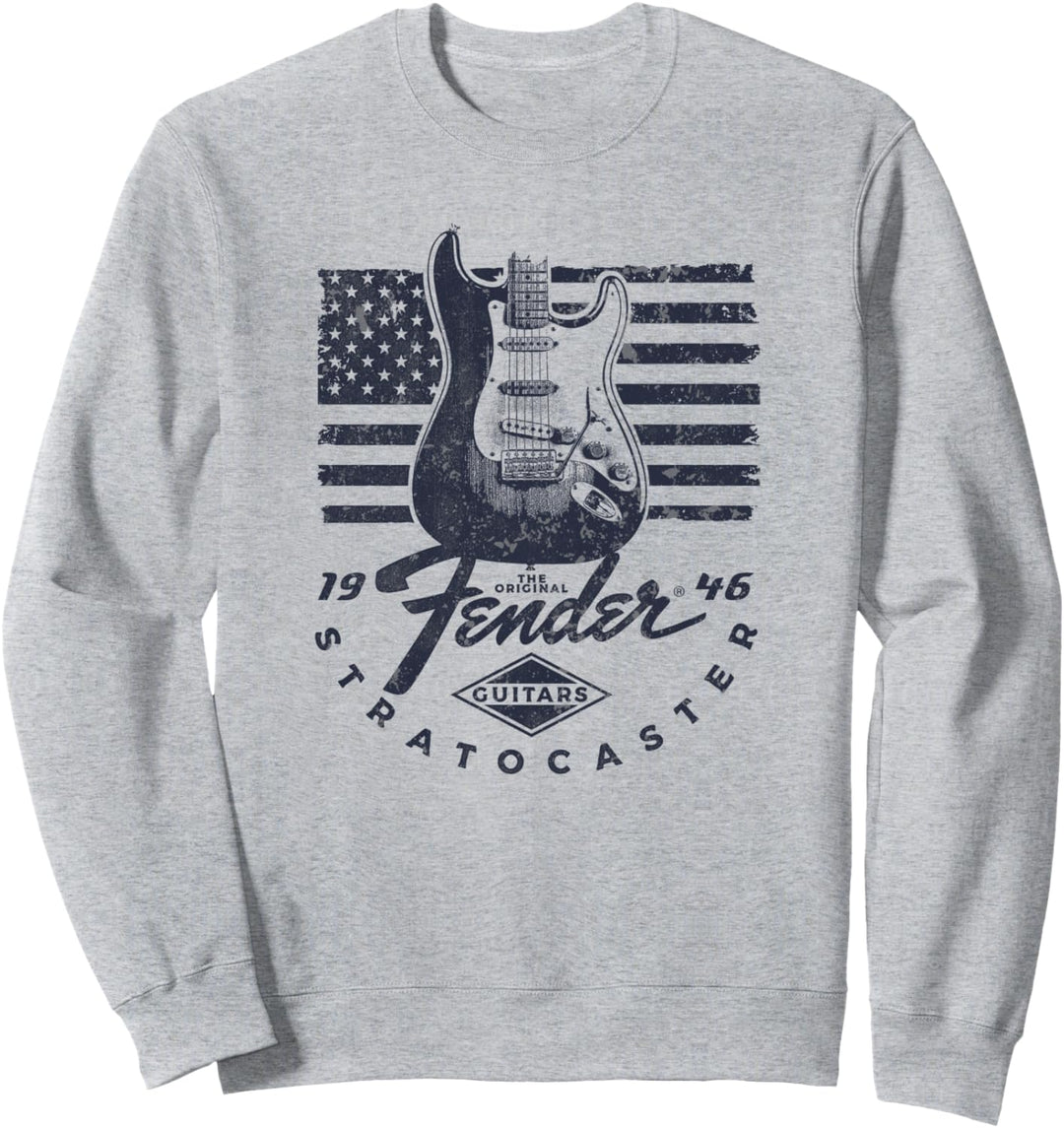 Fender 1946 Stratocaster American Flag Backdrop Sweatshirt