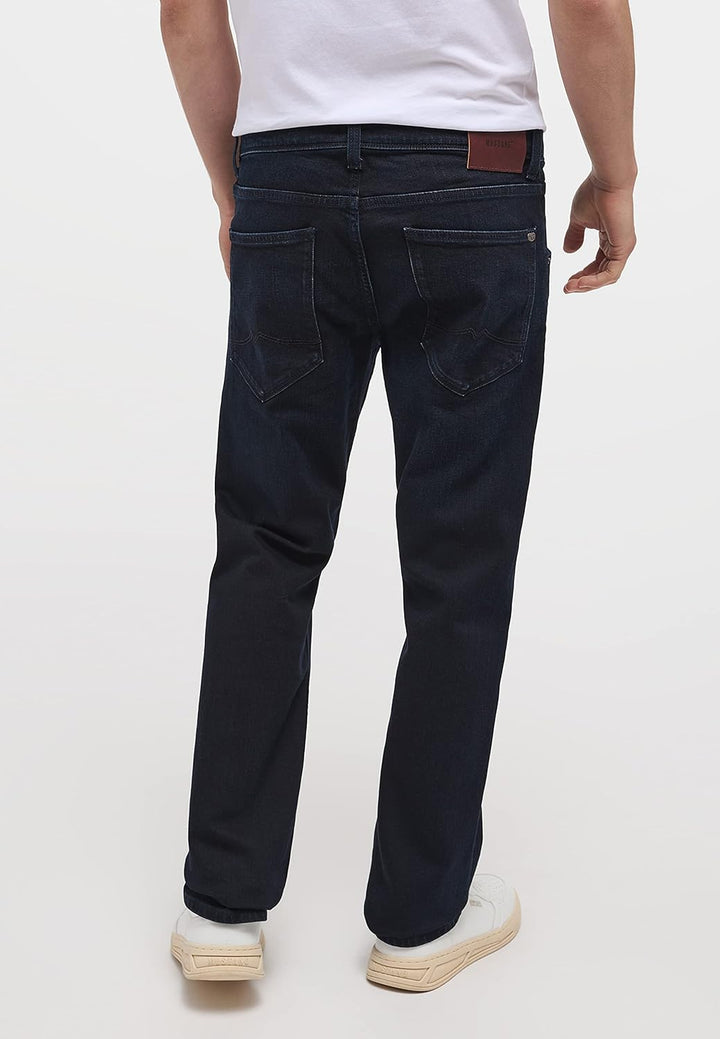 MUSTANG Herren Jeans Michigan Straight Straight Fit Blau - Dark Blue Denim 29W / 32L Dunkelblau 983,