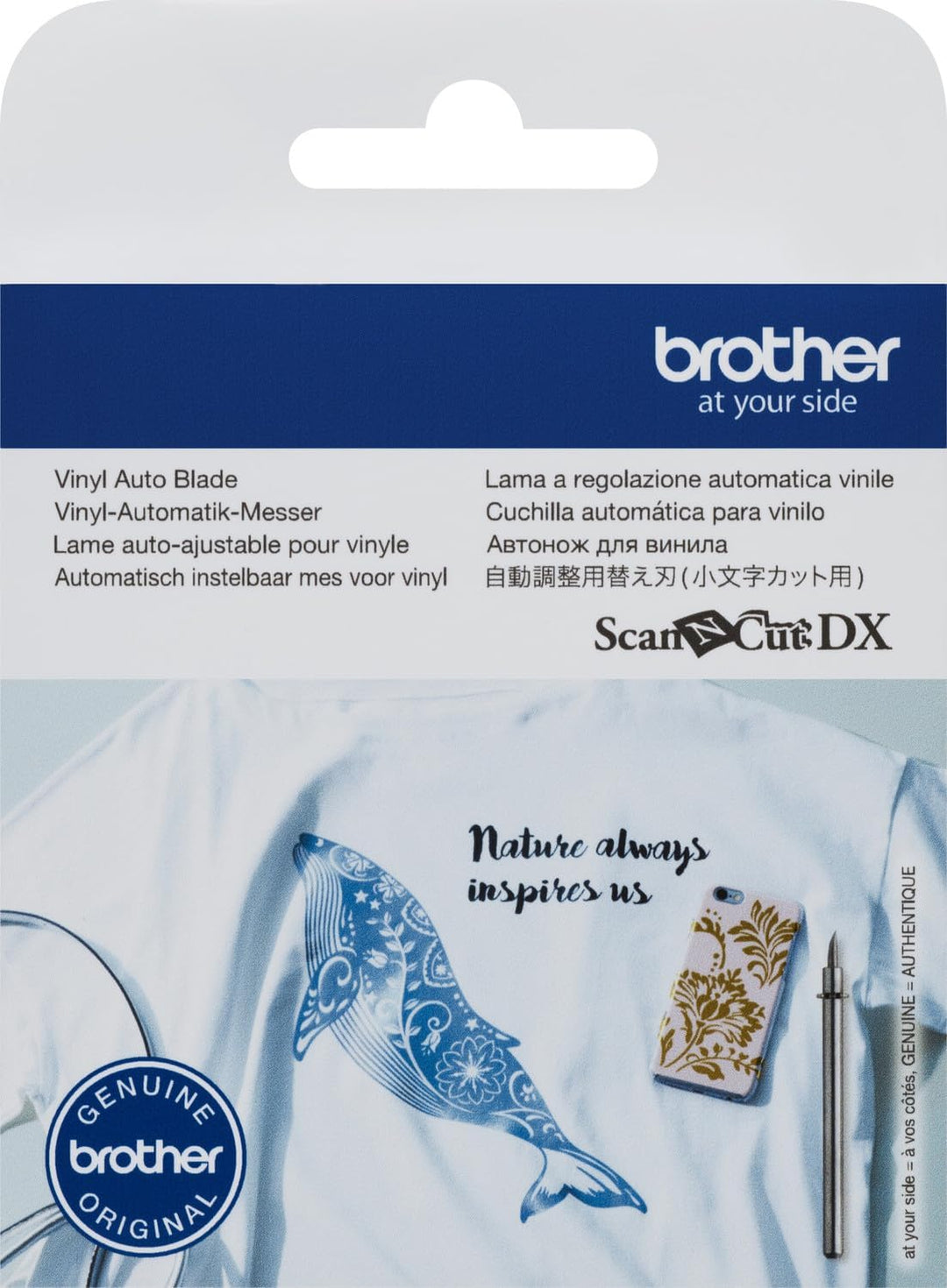 Brother CADXBLDV1 Automatisches Messer für Vinyl - ScanNCut SDX, Stahl