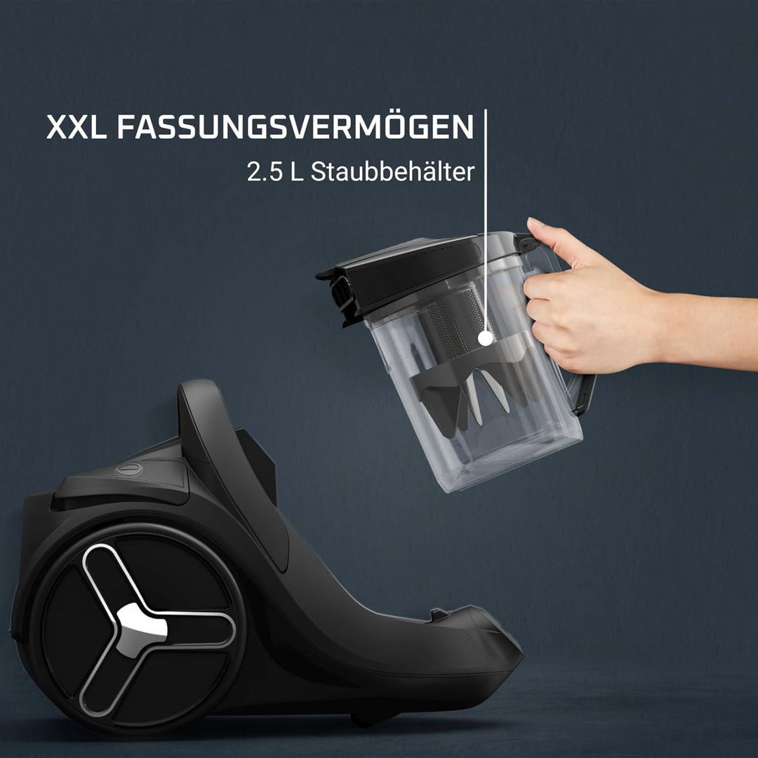 Rowenta Green Force Cyclonic Max | RO7B12 | Bodenstaubsauger ohne Beutel | 73 Dezibel | 2.5 Liter |