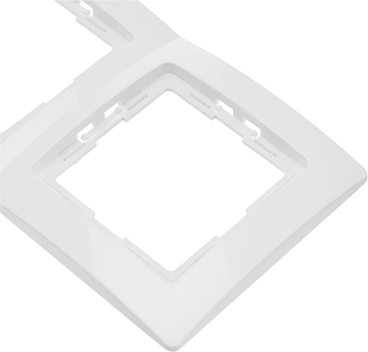 Kopp LED Infrarot-Bewegungsmelder Athenis reinweiss 808429186 & 308502066 2-Fach Rahmen Paris, arkti