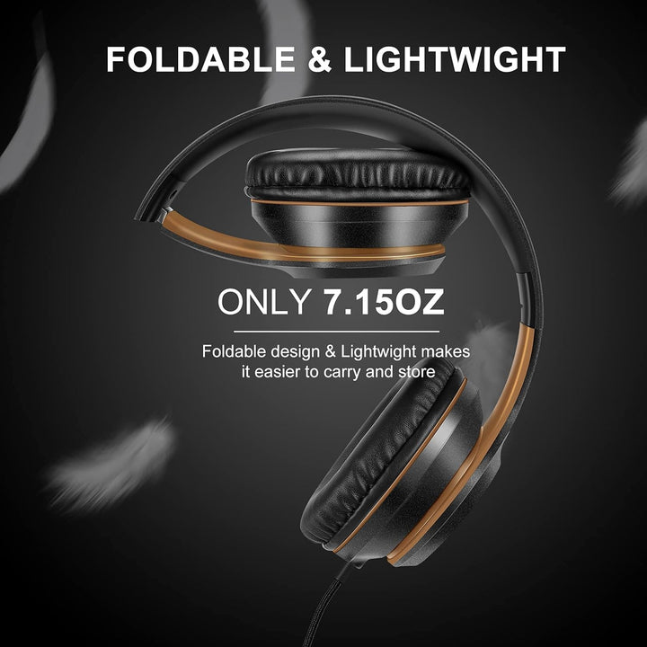 LORELEI X8 Over-Ear-Kopfhörer mit Mikrofon mit 1,45 m verwicklungsfreier Nylonschnur und 3,5-mm-Stec