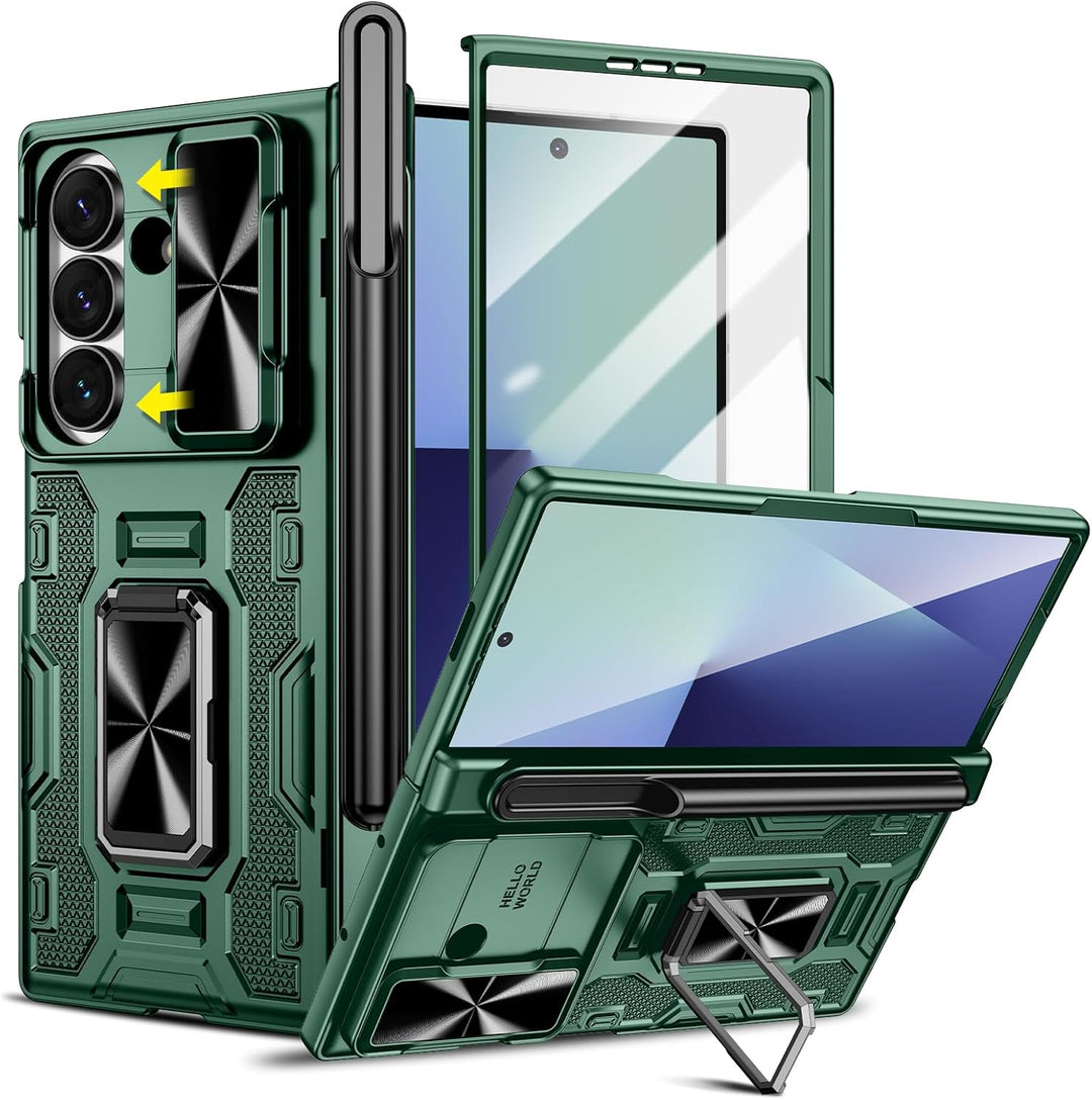 Doeshine für Samsung Galaxy Z Fold 7 Hülle mit Displayschutzfolie & Kameraschutz, Ganzkörper Robuste