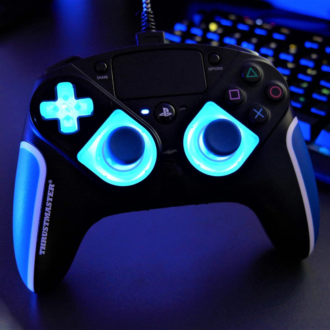Thrustmaster eSwap X Led Blue Crystal Pack, Pack mit 7 Hintergrundbeleuchteten für eSwap X Controlle