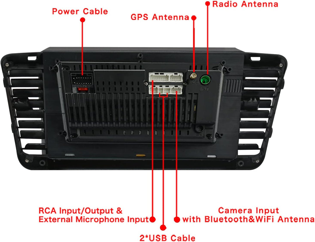 LEXXSON Carplay Radio Android Radio für Subaru Outback Legacy 2004-2009 mit 9 Zoll Touchscreen GPS W