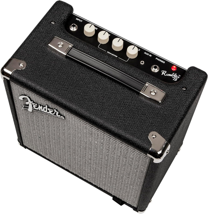 Fender Rumble 15 - 15W Combo Bassverstärker – Der perfekte Übungsverstärker, 15W