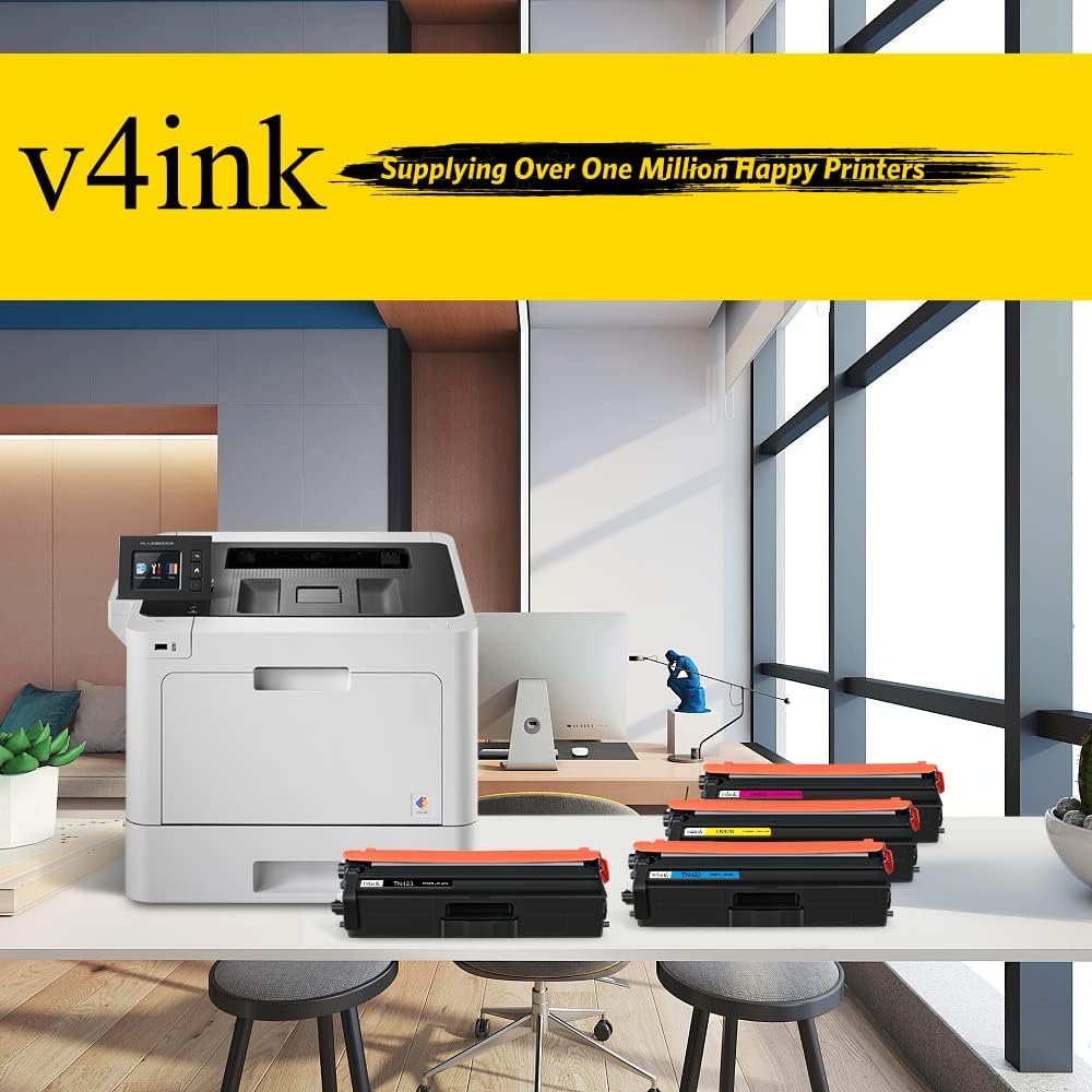 v4ink TN423 Toner Cartridge Compatible with Brother TN423 TN421 for Brother HL-L8260CDW HL-L8360CDW