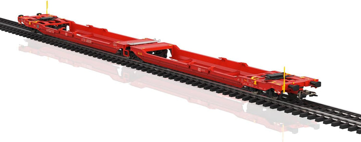 Märklin H0 Doppel-Taschenwagen Sdggmrss 738 mit 2 Sattelaufliegern
