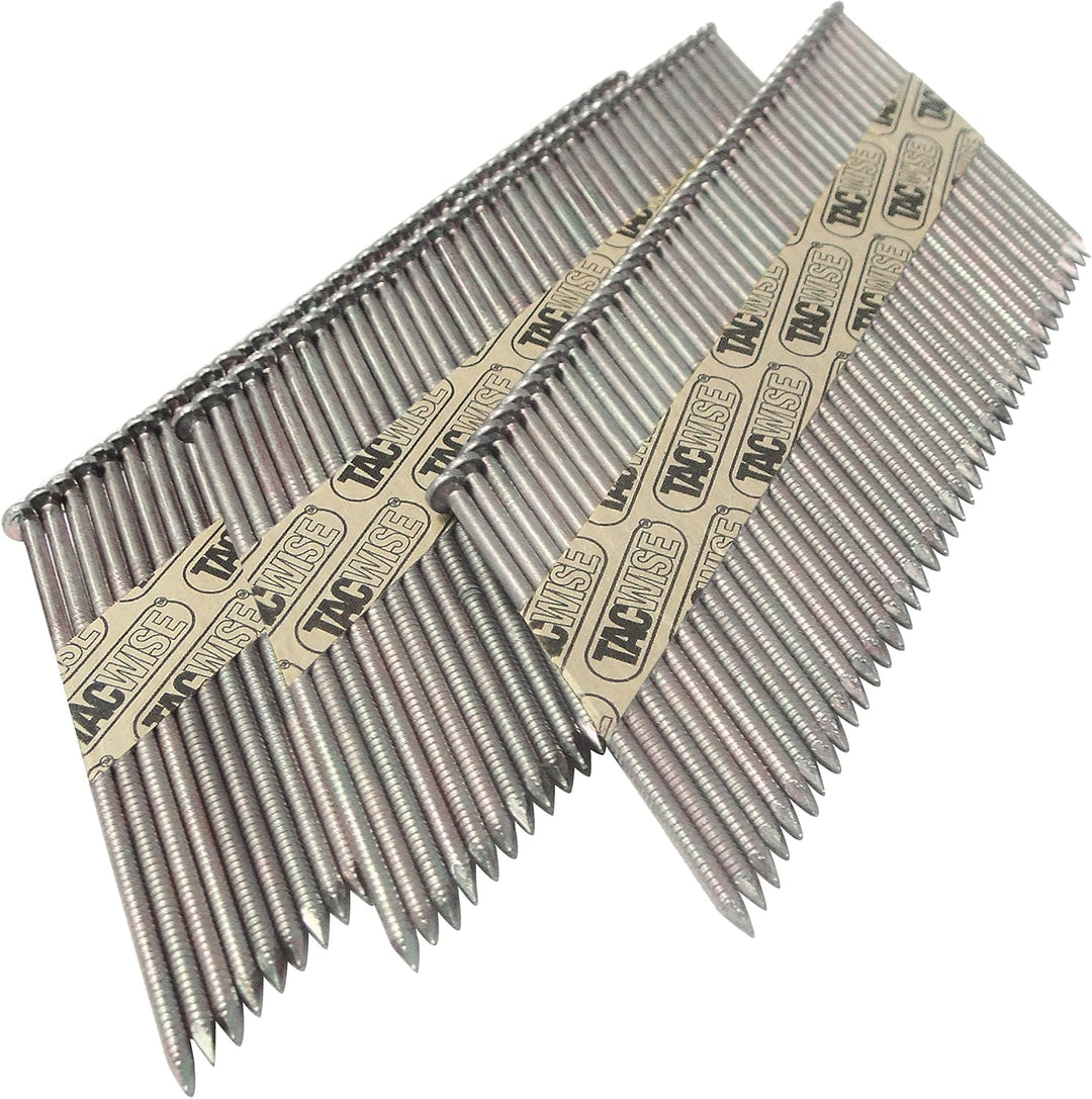 Makita GN900SE Akku-Gasnagler 7,2 V, Schwarz, Blau, Petrol & Tacwise 1124 Streifennägel Ring Verzink