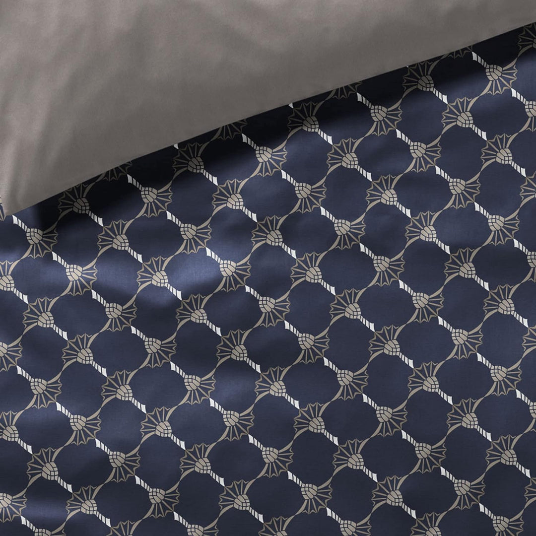 Joop! Wendebettwäsche Cornflower Double Mako-Satin mitternachtsblau Grösse 135x200 cm (40x80 cm) 135