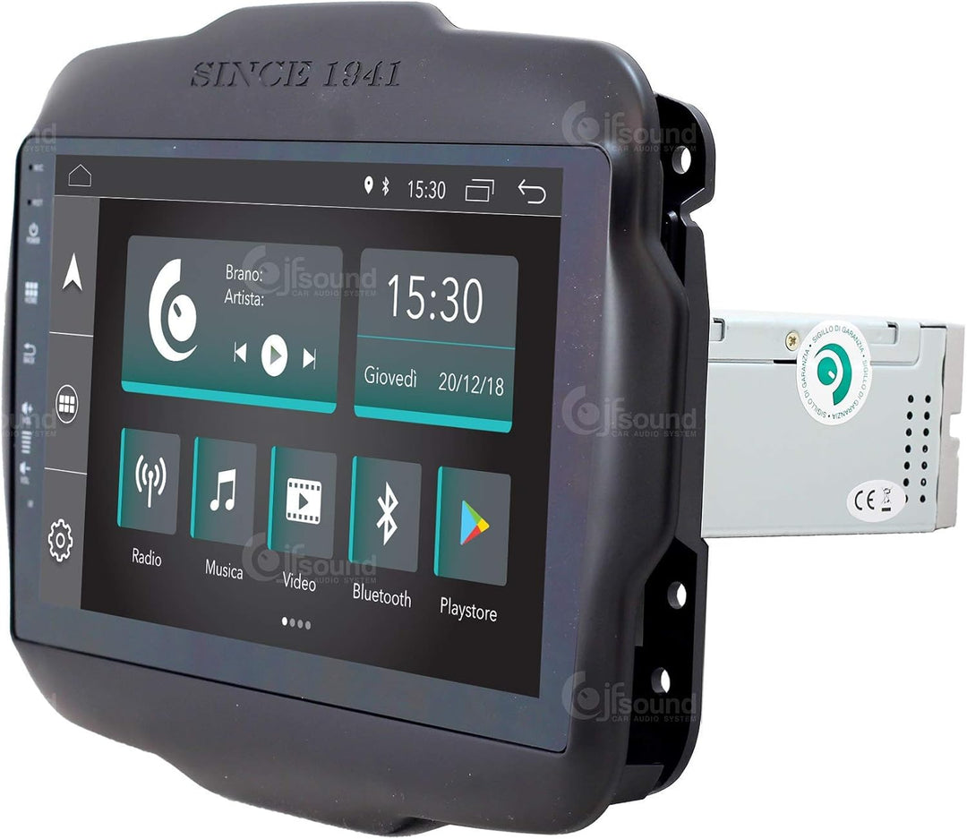 Costum fit Autoradio für Jeep Renegade Android GPS Bluetooth WiFi Dab USB Full HD Touchscreen Displa