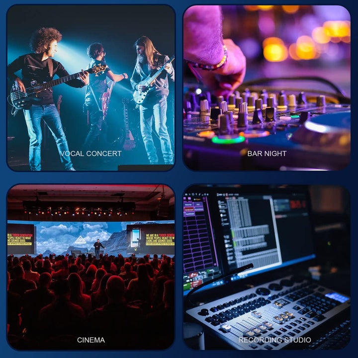 NUOSIYA XLR Kabel 20m 2Pack Symmetrisches Mikrofonkabel, XLR-Stecker auf Buchse, Verlängerungskabel