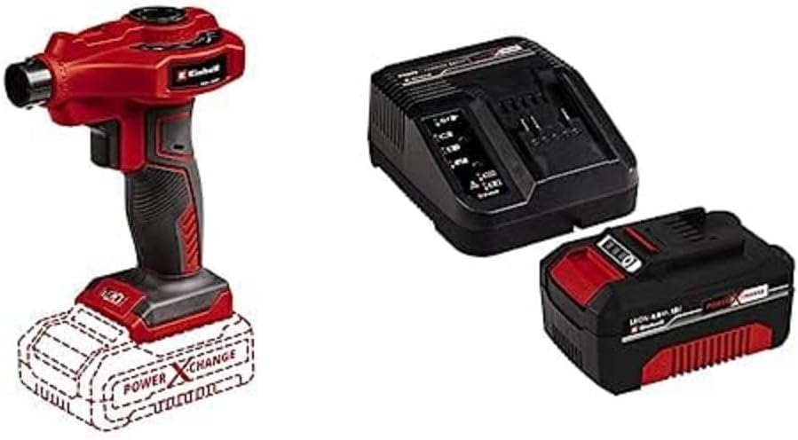 Einhell Akku-Luftpumpe CE-AP 18 Li Power X-Change (18V, Luftstrom 670 l/min, Betriebsdruck 0,05 bar,