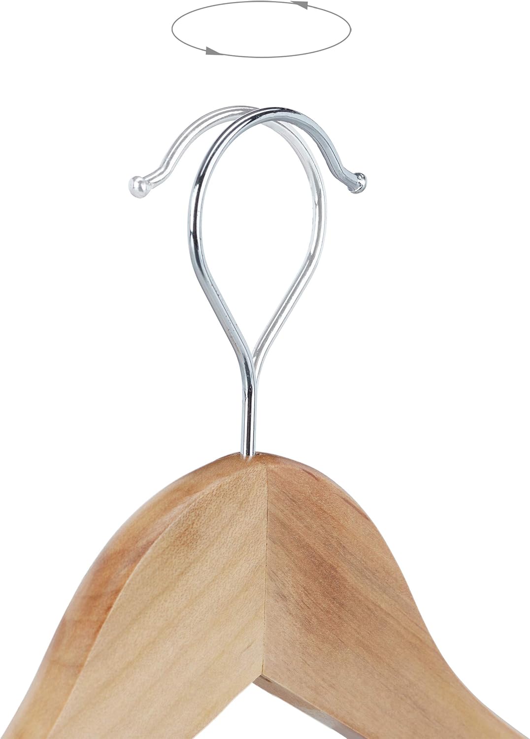 Relaxdays Kinder Kleiderbügel, 20er Set, Hosenstange, Hemd, 360 Grad drehbar, Mädchen, Jungen, Baby