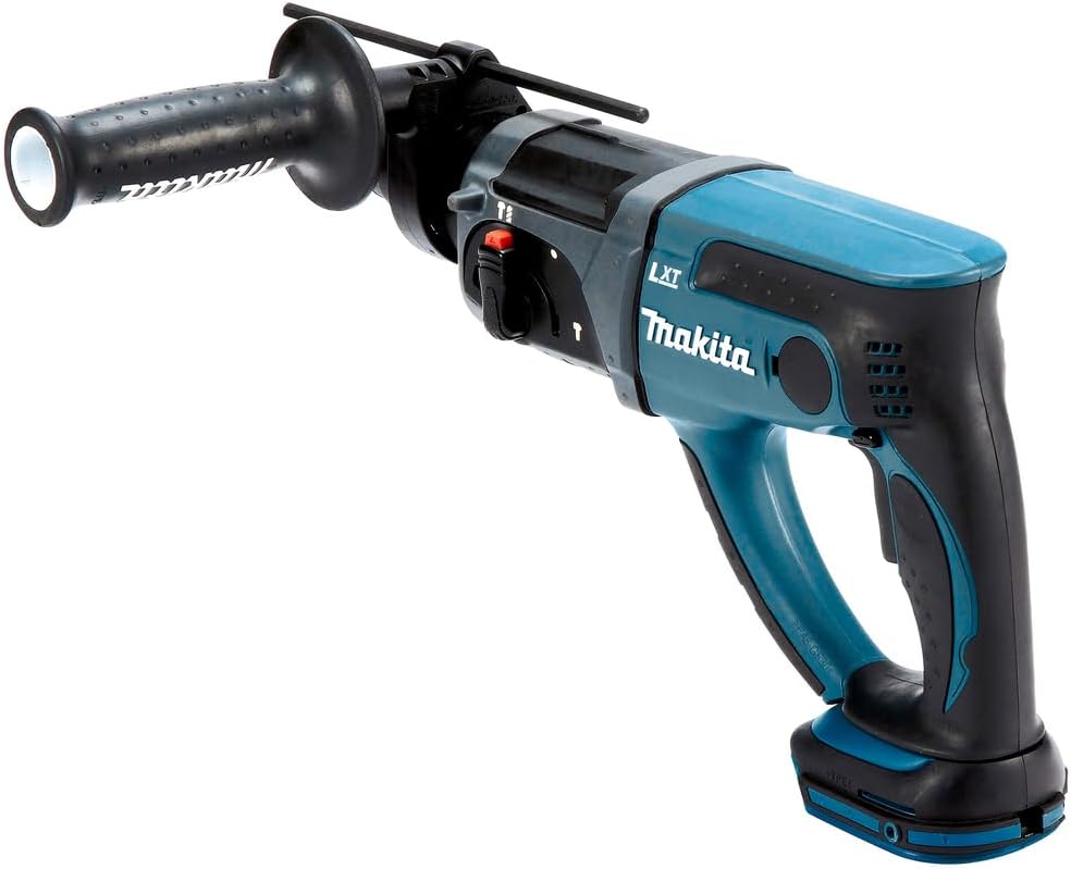 Makita Akku-Kombihammer f. SDS+ 18,0V im MAKPAC ohne Akku 1,5 Ah, ohne Ladegerät, DHR202ZJ, Blau, Si