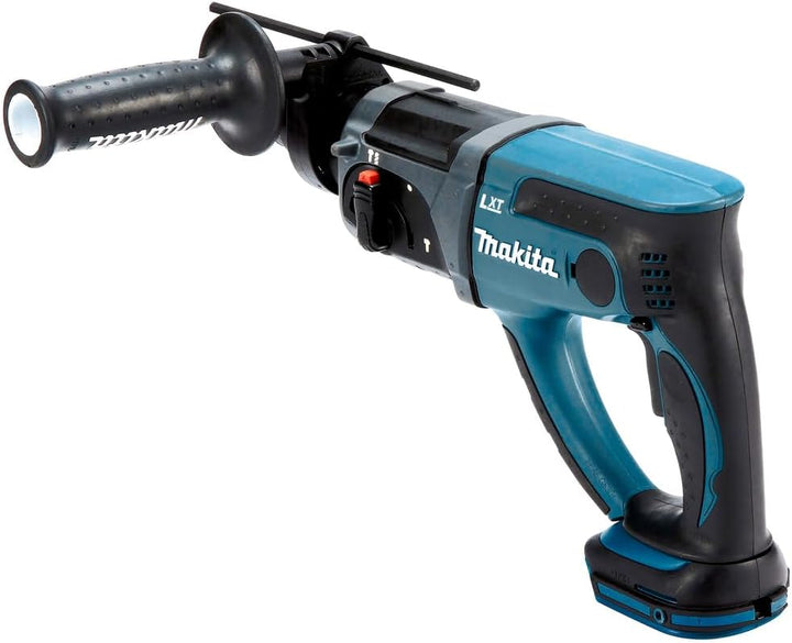 Makita Akku-Kombihammer f. SDS+ 18,0V im MAKPAC ohne Akku 1,5 Ah, ohne Ladegerät, DHR202ZJ, Blau, Si