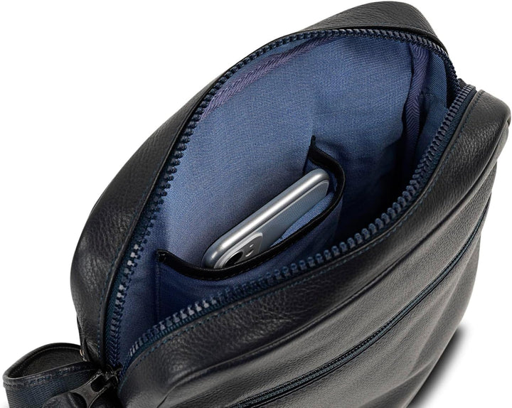 JASLEN - Leder Umhängetasche Herren - Umhängetasche Herren Leder mit Verstellbarem Riemen - Umhänget