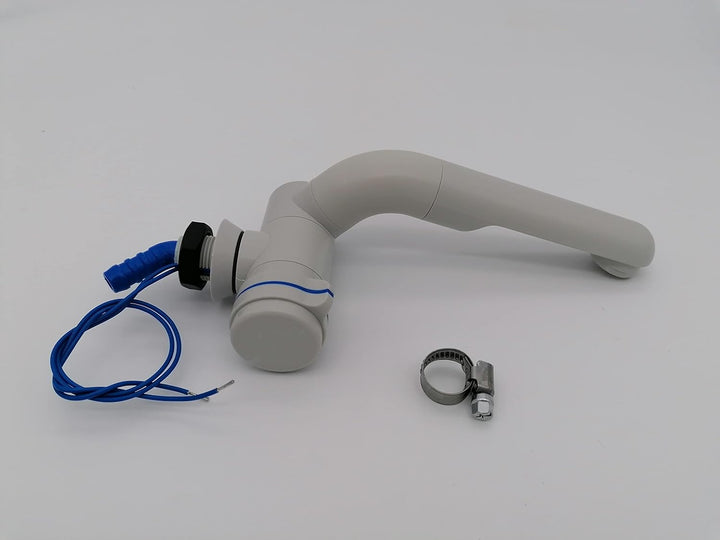 CR-MOESANCO® Automatischer Wasserhahn für Wohnwagen, 12 V, für Wohnmobil, Waschtisch, Boot (grau), G