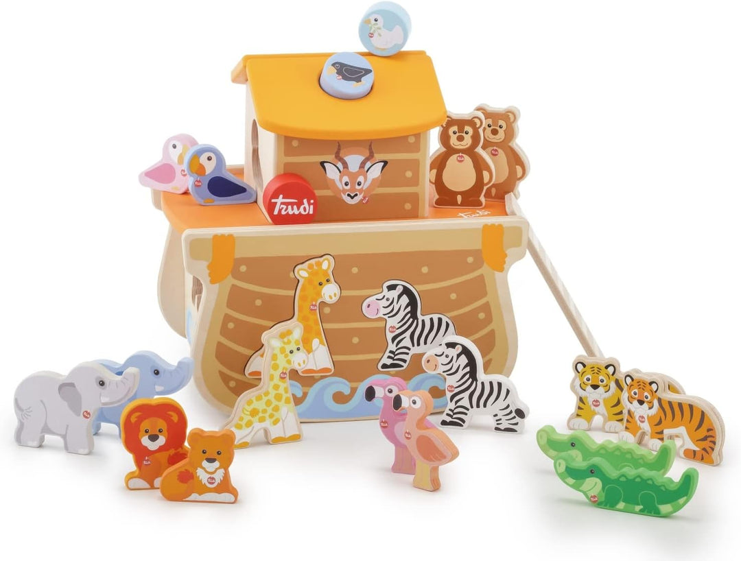 John Adams, Sevi - Noah's Ark Playset: Christmas, Baby Shower, Birthday or Christening Gift for Kids