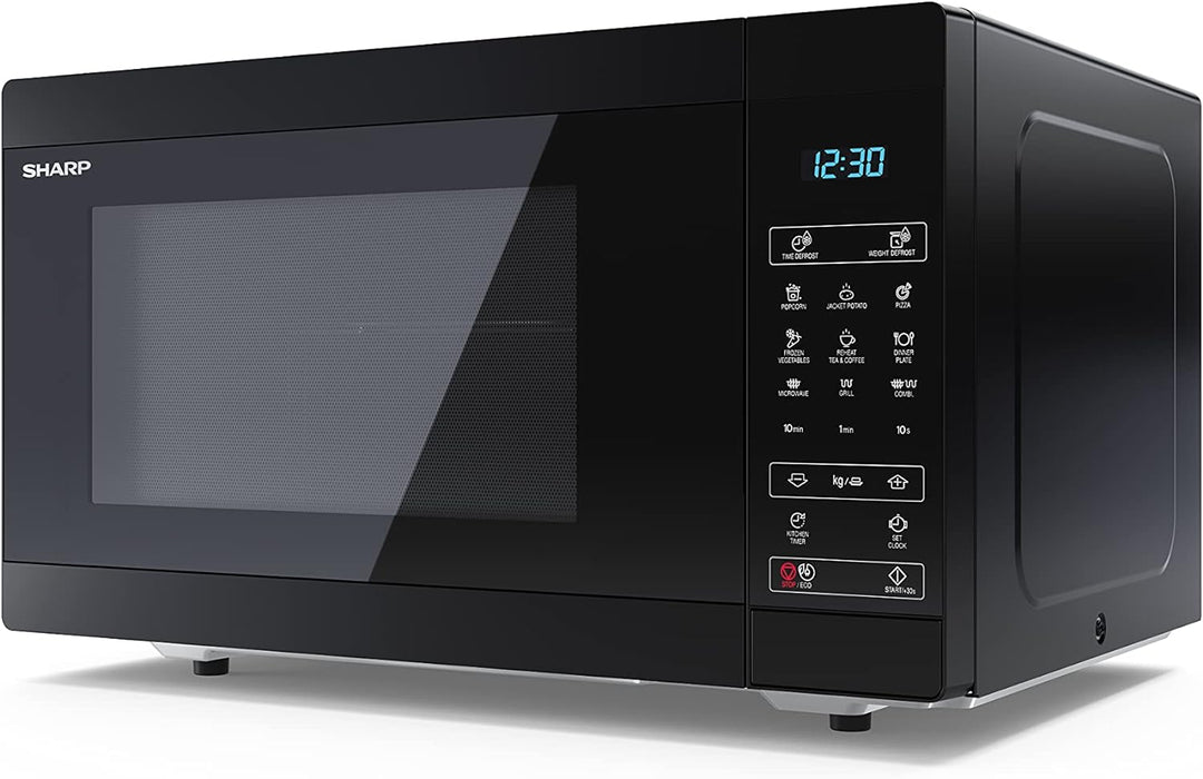 SHARP MS51EB Mikrowelle (Mikrowelle: 900W, 5 Leistungsstufen, Auftaufunktion, Abmessungen: 513x306x3